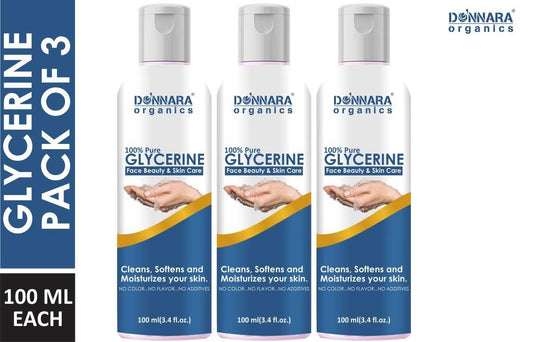 Donnara Organics Glycerine (Pack Of 3)