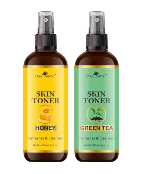 Park Daniel Honey & Green Tea Skin Toner Combo Pack Of 2 Bottles Of 100ml (200ml)